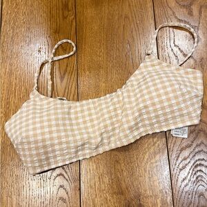 Abercrombie Gingham Swim Top